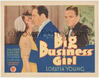 7b0748 BIG BUSINESS GIRL TC 1931 Loretta Young, Cortez & Albertson in love triangle, ultra rare!