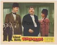 7b0836 BLOCK-HEADS LC #3 R1947 Stan Laurel & Oliver Hardy try to explain themselves to Patsy Moran!