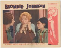 7b0837 BLONDIE JOHNSON LC 1933 Toshia Mori & lady by frightened Joan Blondell on phone, ultra rare!