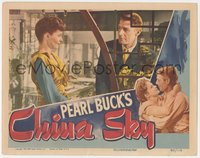 7b0846 CHINA SKY LC 1945 Randolph Scott, Ellen Drew, from Pearl S. Buck's best-selling novel!