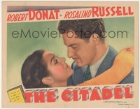 7b0848 CITADEL LC 1938 Rosalind Russell tells Dr. Robert Donat he has to fight for his ideals, rare!