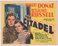 7b0754 CITADEL TC 1938 Robert Donat, Rosalind Russell, directed by King Vidor, ultra rare!