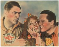 7b0851 COCK-EYED WORLD LC 1929 Victor McLaglen is jealous of Lily Damita & Edmund Lowe, ultra rare!