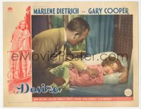 7b0863 DESIRE LC 1936 John Halliday comforts sad Marlene Dietrich laying in bed, Frank Borzage!