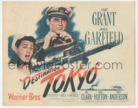 7b0759 DESTINATION TOKYO TC 1943 Cary Grant w/binoculars & John Garfield at machine gun!