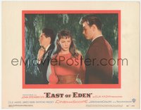 7b0870 EAST OF EDEN LC #4 1955 Richard Davalos confronts Julie Harris and James Dean, Kazan classic!