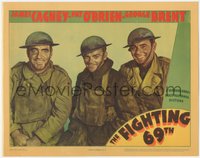 7b0871 FIGHTING 69th LC 1940 great c/u of WWI soldiers James Cagney, Pat O'Brien & George Brent!