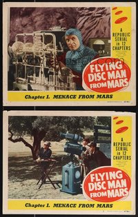 7b1283 FLYING DISC MAN FROM MARS 2 chapter 1 LCs 1950 Republic sci-fi serial, Menace From Mars!