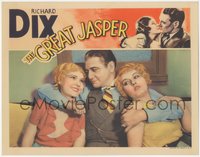 7b0886 GREAT JASPER LC 1933 Atlantic City fortune teller Richard Dix between two sexy blondes, rare!