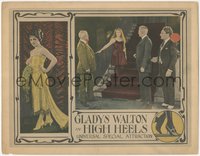 7b0891 HIGH HEELS LC 1921 spoiled rich Gladys Walton goes broke and abandons her family, ultra rare!