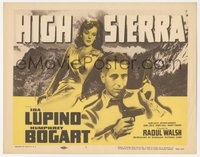 7b0767 HIGH SIERRA TC R1956 Humphrey Bogart as Mad Dog Killer Roy Earle, Ida Lupino, ultra rare!