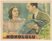 7b0895 HONOLULU LC 1939 Robert Young tells Eleanor Powell he's in Hawaii, not in New York, rare!