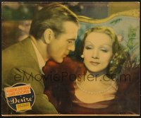 7b0002 DESIRE jumbo LC 1936 best close up of sexy jewel thief Marlene Dietrich & Gary Cooper, rare!