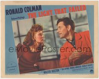 7b0914 LIGHT THAT FAILED LC 1939 great close up of Ida Lupino glaring at Ronald Colman, ultra rare!