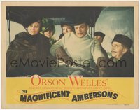 7b0920 MAGNIFICENT AMBERSONS LC 1942 Orson Welles Kane follow-up, Joseph Cotten, Costello, rare!