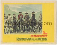 7b0921 MAGNIFICENT SEVEN LC #6 1960 best posed image of the seven stars riding on horseback!