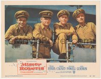 7b0941 MISTER ROBERTS LC #6 1955 best portrait of James Cagney, Henry Fonda, William Powell & Lemmon