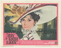 7b0947 MY FAIR LADY LC #1 1964 best close up of beautiful Audrey Hepburn in her famous dress!