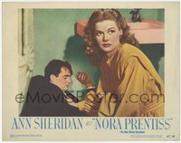 7b0956 NORA PRENTISS LC #3 1947 close up of Ann Sheridan checking on wounded unconscious Robert Alda!