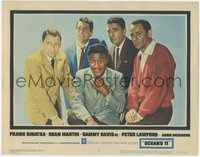 7b0958 OCEAN'S 11 LC #8 1960 portrait of the Rat Pack, Sinatra, Martin, Sammy, Lawford & Bishop