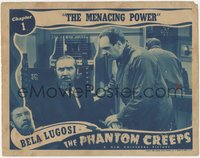 7b0970 PHANTOM CREEPS chapter 1 LC 1939 Universal serial, great c/u of bearded Bela Lugosi, rare!