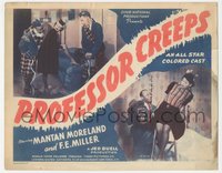 7b0790 PROFESSOR CREEPS TC 1942 Mantan Moreland & Toddy all-star colored cast, ultra rare!