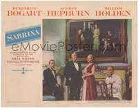 7b0997 SABRINA LC #7 1954 Humphrey Bogart & William Holden with parents by family portrait!