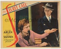 7b1004 SECRET CALL LC 1931 Ned Sparks grabs switchboard operator Peggy Shannon's arm, ultra rare!