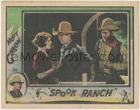 7b1020 SPOOK RANCH LC 1925 cowboy hero Hoot Gibson walks right into the enemies' trap!