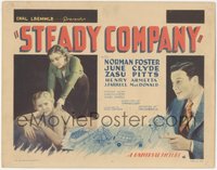 7b0801 STEADY COMPANY TC 1932 operator June Clyde, Norman Foster, Zasu Pitts, boxing, ultra rare!