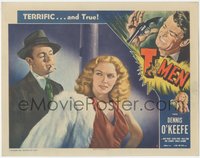 7b1027 T-MEN LC #8 1947 Anthony Mann, Treasury agent Dennis O'Keefe, sexy Mary Meade, ultra rare!