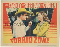 7b1042 TORRID ZONE LC 1940 angry James Cagney gets stern with Ann Sheridan who's laughing at him!