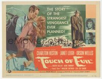 7b0808 TOUCH OF EVIL TC 1958 director/star Orson Welles, Charlton Heston, Leigh, Marlene Dietrich!