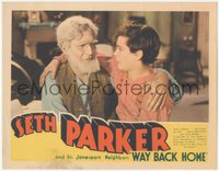 7b1057 WAY BACK HOME LC 1932 c/u of Phillips Lord as Seth Parker & Frankie Darro as Little Robbie!