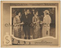 7b1060 WEALTH LC 1921 Ethel Clayton loves rich Herbert Rawlinson but not his family, ultra rare!