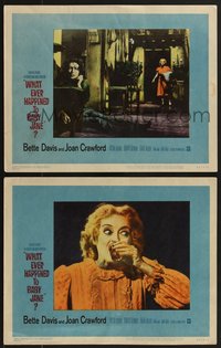 7b1288 WHAT EVER HAPPENED TO BABY JANE? 2 LCs 1962 Bette Davis + Joan Crawford making phone call!