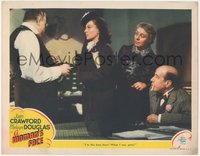 7b1073 WOMAN'S FACE LC 1941 Scarfaced She-Devil Joan Crawford learns who's the boss!