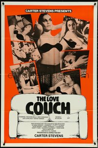 7b0540 LOVE COUCH 1sh 1977 starring Teddi Bare & Fluffy La Bush with ten exquisite new beauties!