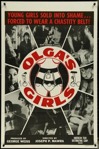 7b0581 OLGA'S GIRLS 1sh 1964 young girls sold into shame & forced to wear a chastity belt!