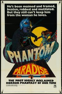 7b0592 PHANTOM OF THE PARADISE revised 1sh 1974 Brian De Palma, different artwork by Richard Corben!