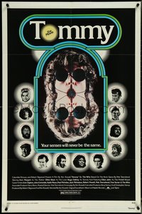 7b0705 TOMMY 1sh 1975 The Who, Daltrey, mirror image, your senses will never be the same!