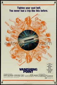 7b0721 VANISHING POINT 1sh 1971 car chase cult classic, you never had a trip like this before!