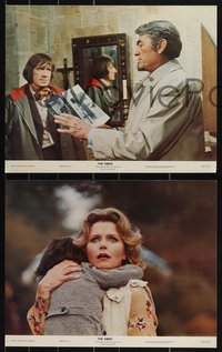 7b0164 OMEN 8 color 11x14 stills 1976 Gregory Peck, David Warner, Satanic horror, it's frightening!