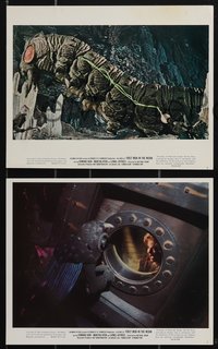 7b1531 FIRST MEN IN THE MOON 10 color 8x10 stills 1964 Ray Harryhausen special effects, H.G. Wells!