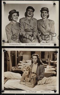 7b1576 KEEP YOUR POWDER DRY 4 8x10 stills 1945 images of Lana Turner, Susan Peters & Laraine Day