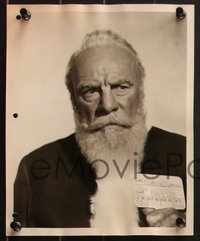 7b1577 MIRACLE ON 34th STREET 4 wardrobe test 8x10 stills 1947 c/u of Edmund Gwenn as Kris Kringle!