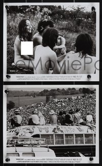 7b1525 WOODSTOCK 12 8x10 stills 1970 great images from legendary rock 'n' roll concert!