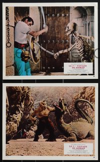 7b0193 7th VOYAGE OF SINBAD 7 French LCs R1970s Kerwin Mathews, Harryhausen fantasy classic, different!