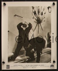 7b0196 KING OF THE CHAMPS ELYSEES 4 French LCs 1934 great images of Buster Keaton, ultra rare!