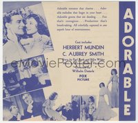 7b1294 ADORABLE herald 1933 Princess Janet Gaynor pretends to be poor, William Dieterle, rare!